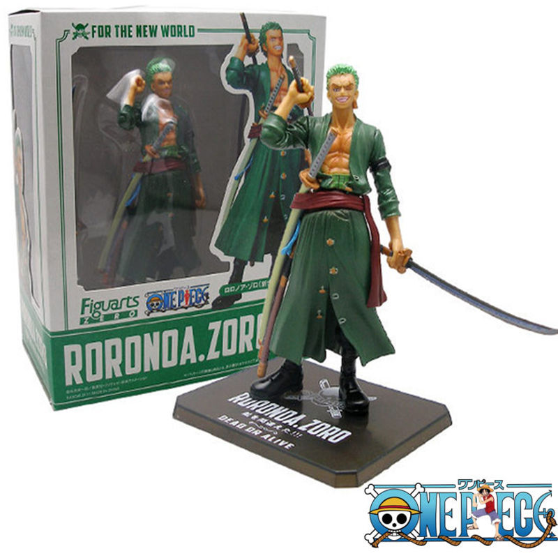 Anime POP One Piece Roronoa Zoro PVC Action Figure Figurine Toy Kids Gift In Box