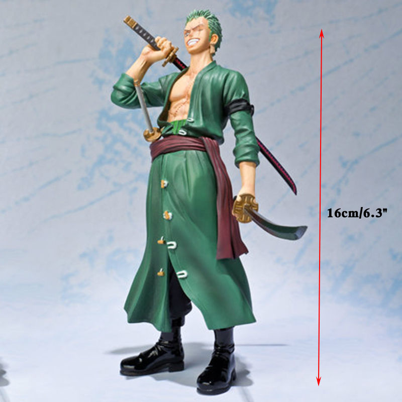 Anime POP One Piece Roronoa Zoro PVC Action Figure Figurine Toy Kids Gift In Box