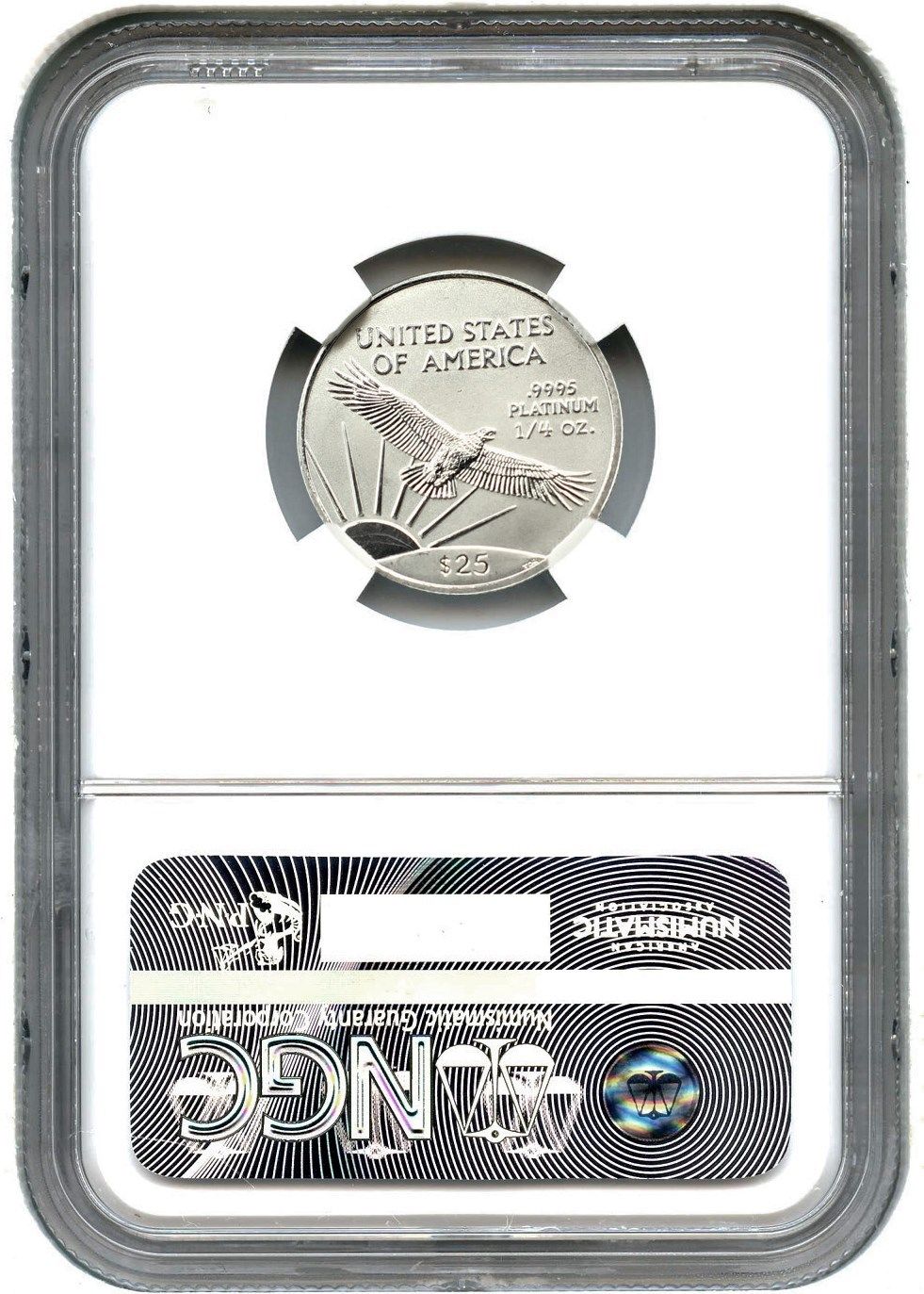 1998 Platinum Eagle $25 NGC MS70 - Statue Liberty 1/4 oz