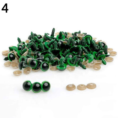 100X 8-20MM PLASTIC SAFETY EYES FOR TEDDY BEAR DOLL ANIMAL PUPPET GOOD BLUELANS