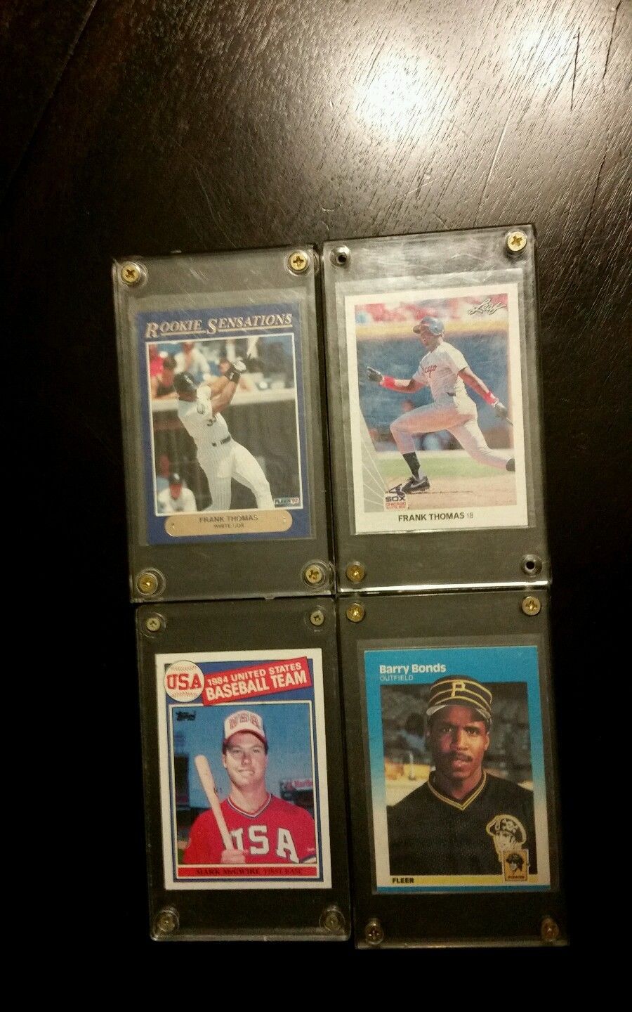 lot of 4 misc. baseball rookies