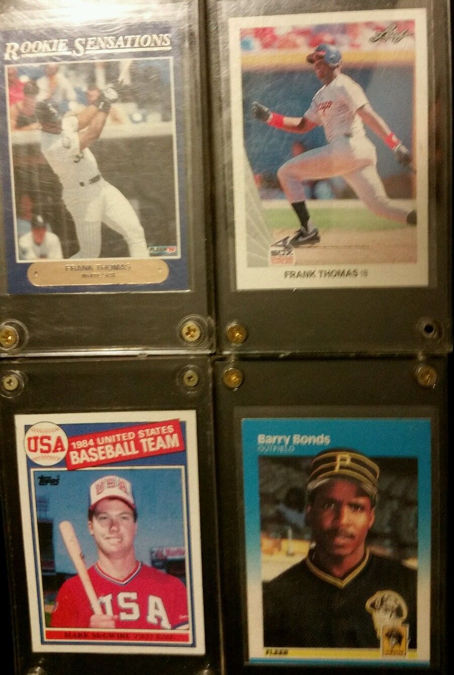 lot of 4 misc. baseball rookies