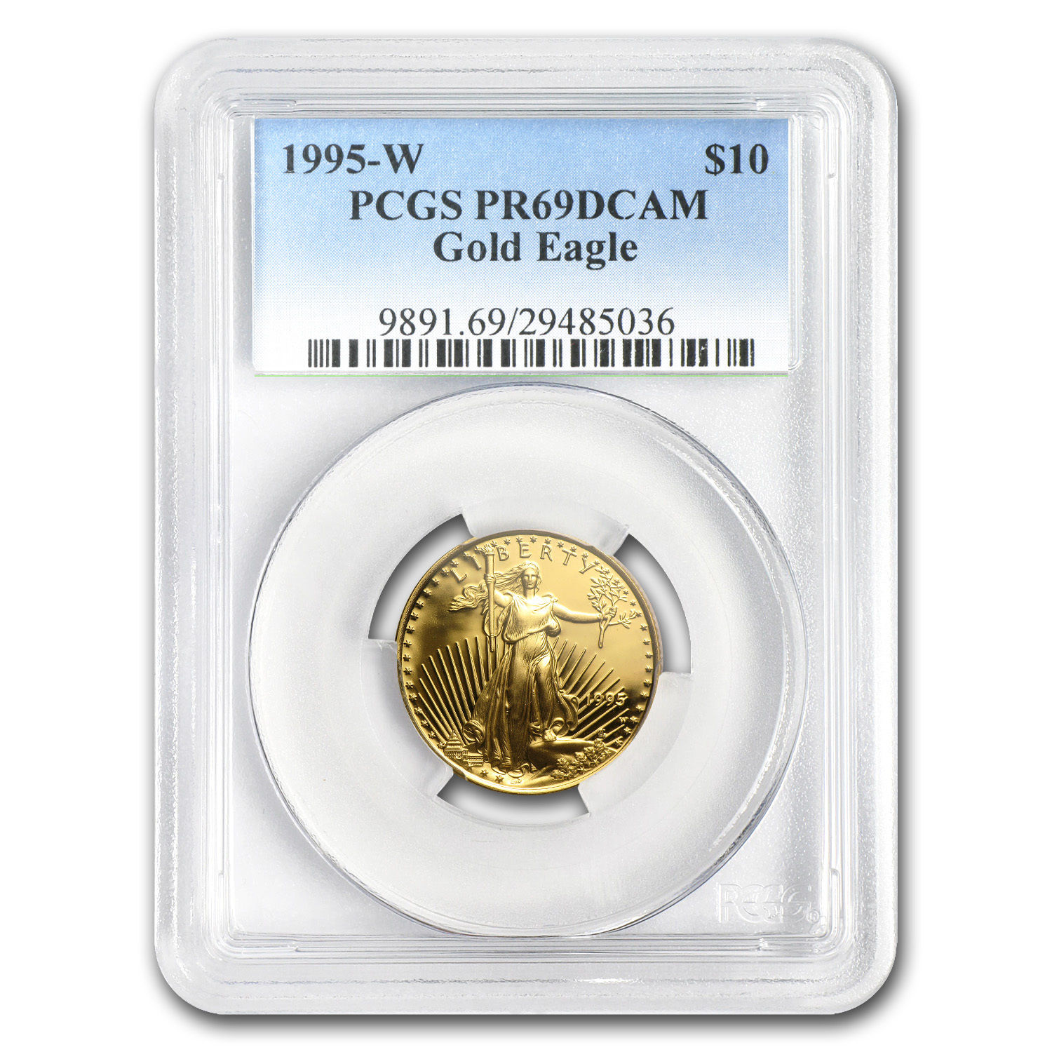 1/4 oz Proof Gold American Eagle PR-69 PCGS (Random Year) - SKU #83514