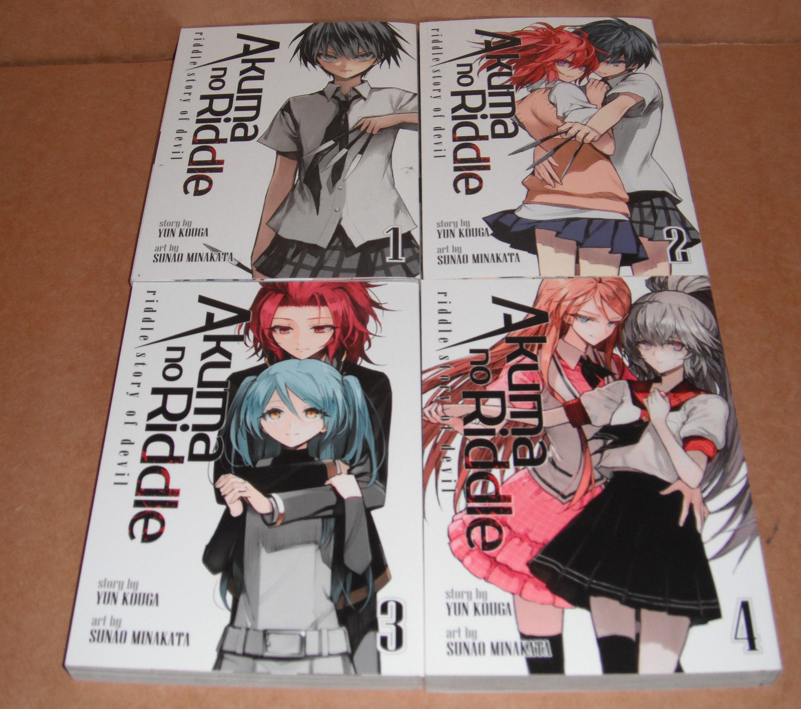 Akuma no Riddle Riddle Story of Devil Vol.1,2,3,4 Manga Graphic Novels English