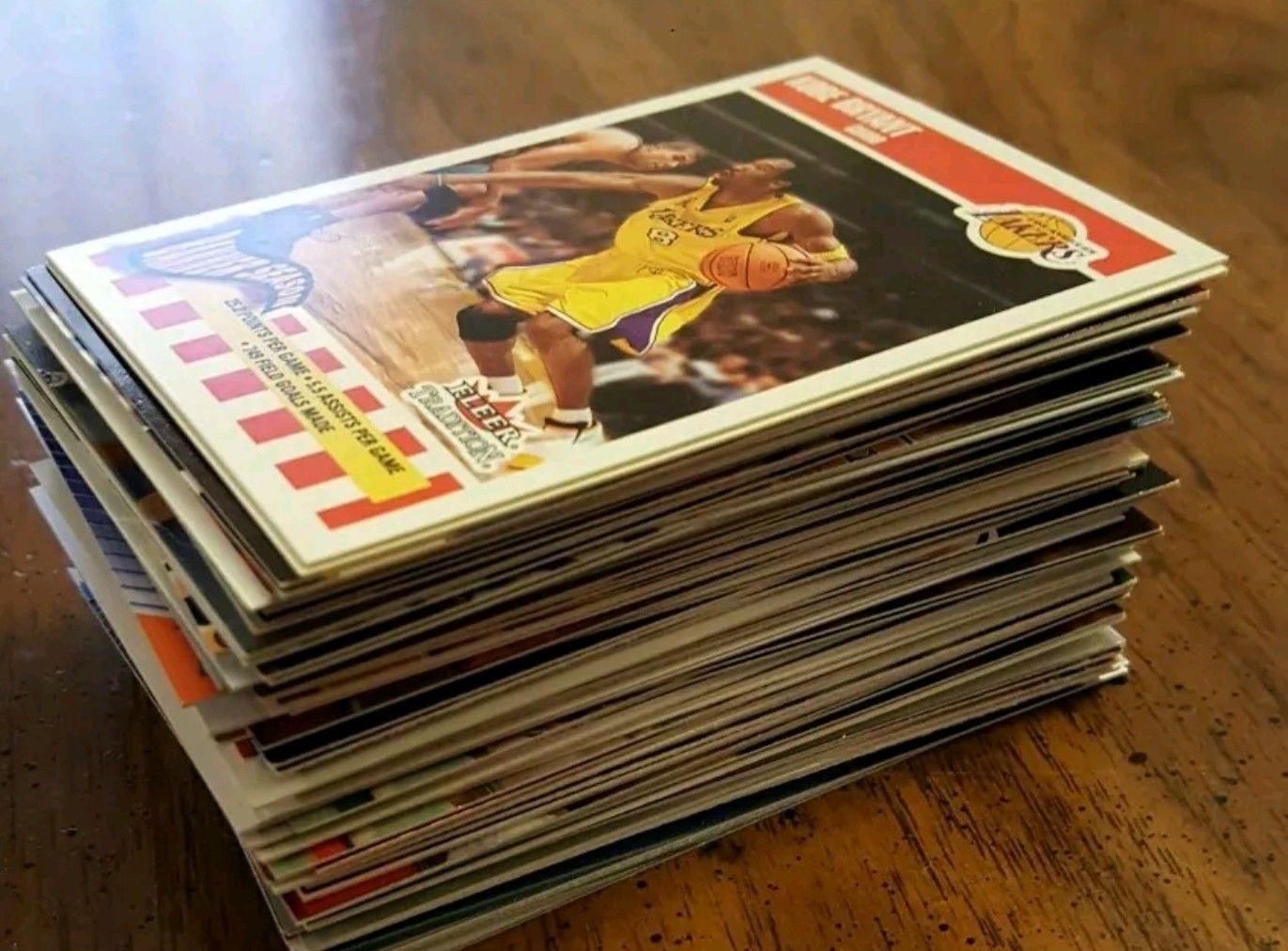 256 Football and Basketball Cards