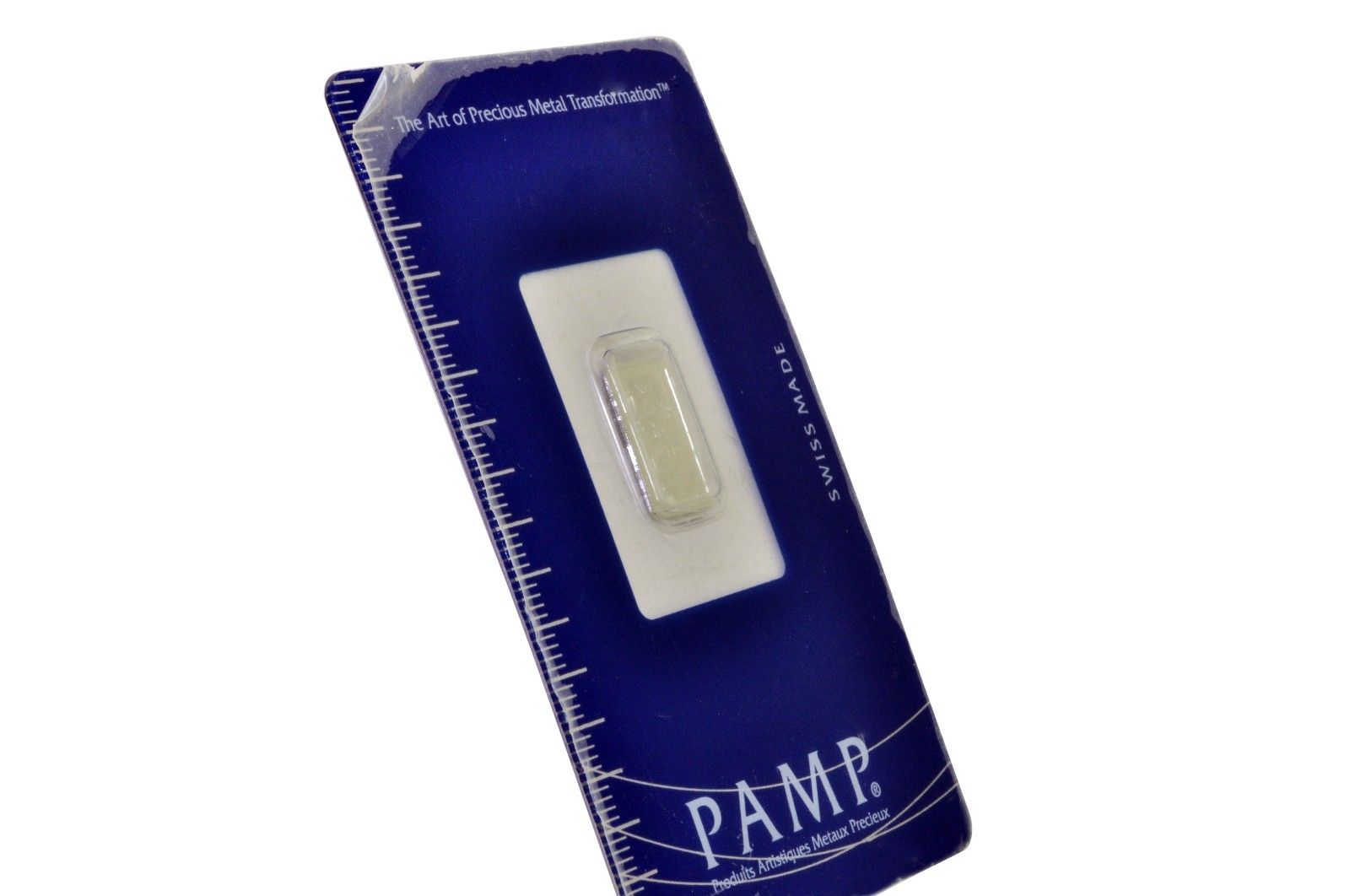 1 Gram Pamp Suisse Platinum Bar .9995 Fine Fortuna In Assay