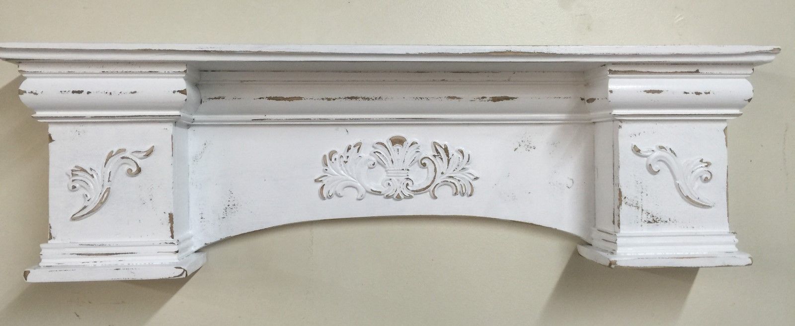 French Country Mantle Shelf,Primitive Mantel,Large Mantle shelf Fancy Mantle,48"