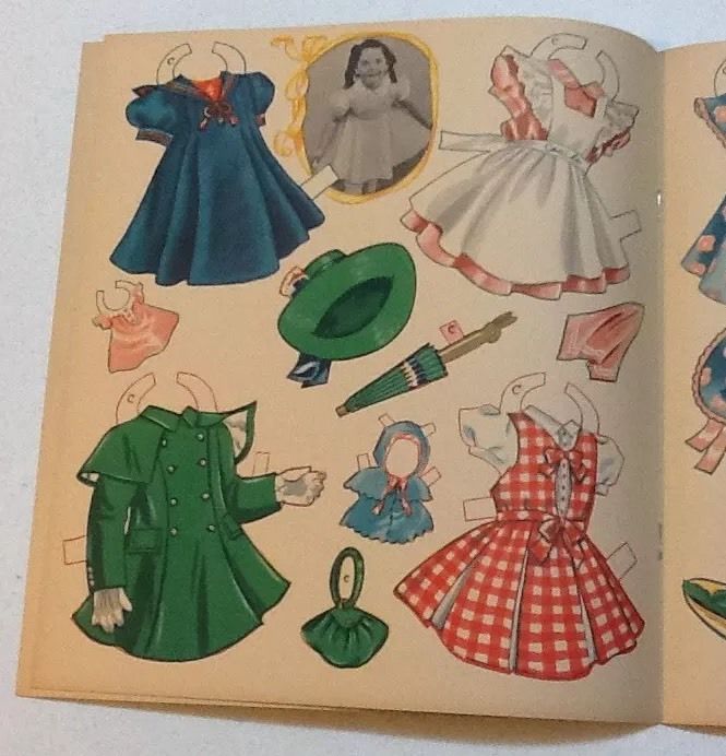 Dionne Quints CECILE Paper Dolls 1940 Merrill UNCUT