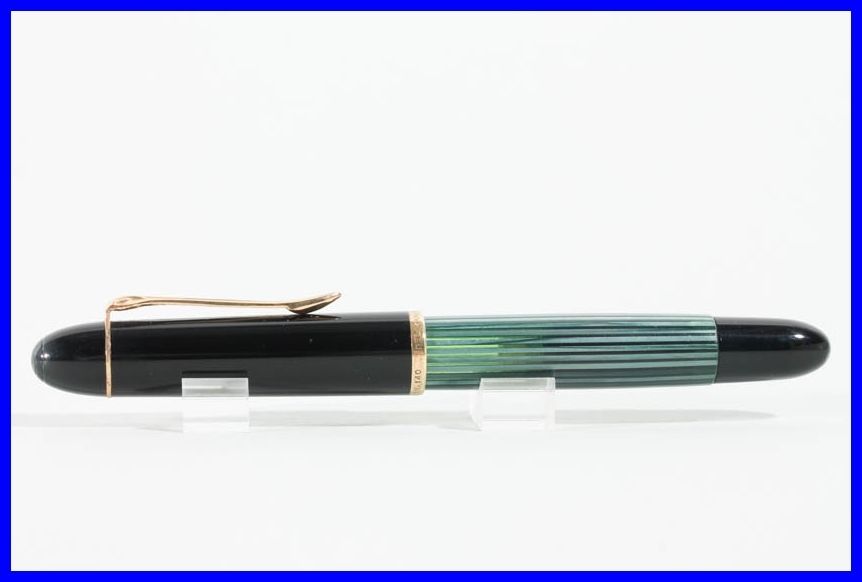 PELIKAN fountain pen with KEF GOLD NIB torpedo shaped 140 rare BALL EXTRA FINE