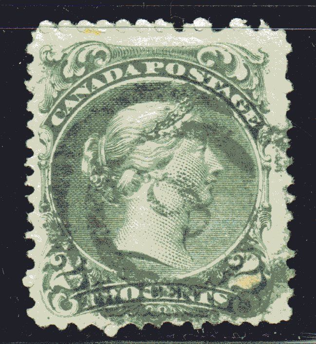 1868 Canada SC# 24 - Queen Victoria -Large Queen issue Lot cu34 used