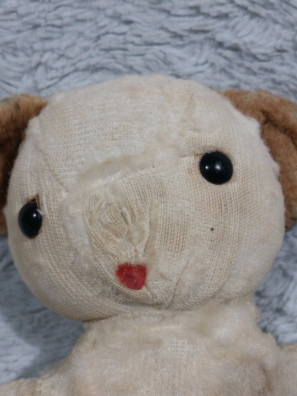 Antique VINTAGE Mohair STEIFF ? Teddy Bear Miniature Childrens Collectible 8"