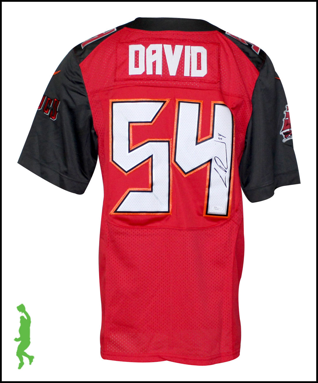 LAVONTE DAVID AUTOGRAPHED SIGNED BUCCANEERS JERSEY FOOTBALL BUCS JSA COA