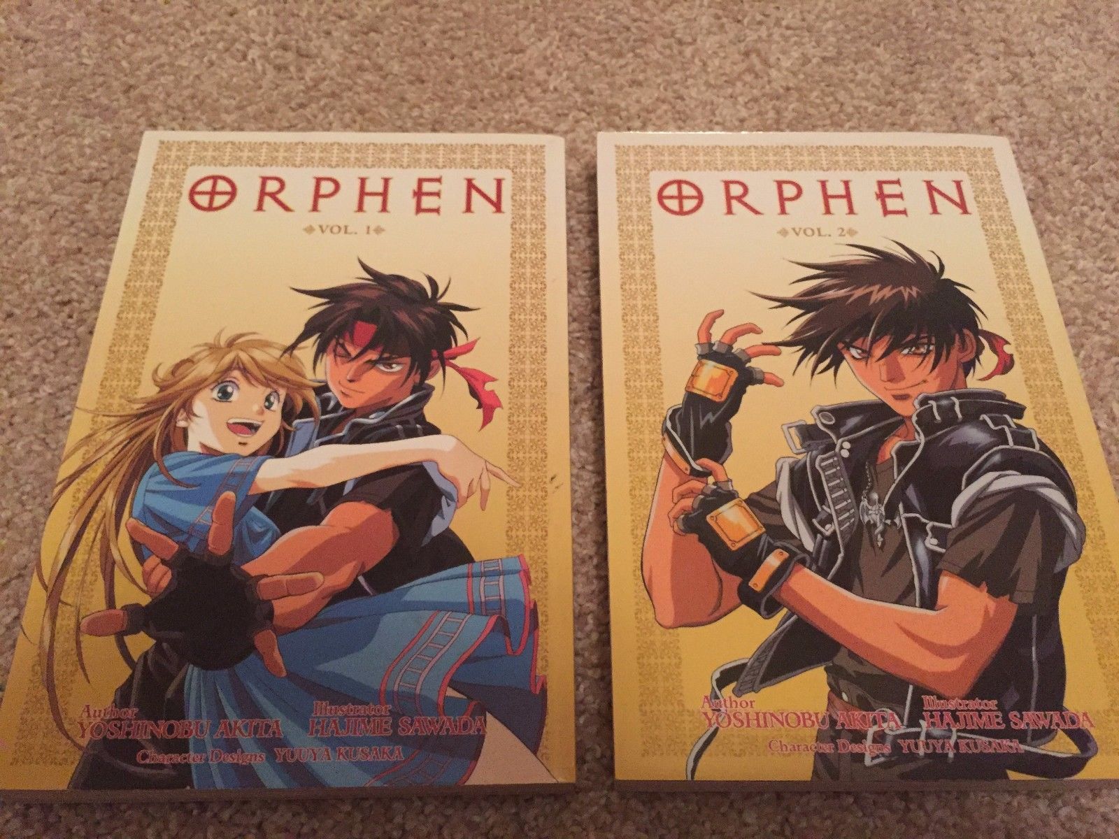 Orphen Vol 1-6 Complete Set Manga Graphic Novel Yoshinobu Akita Hajime Sawada