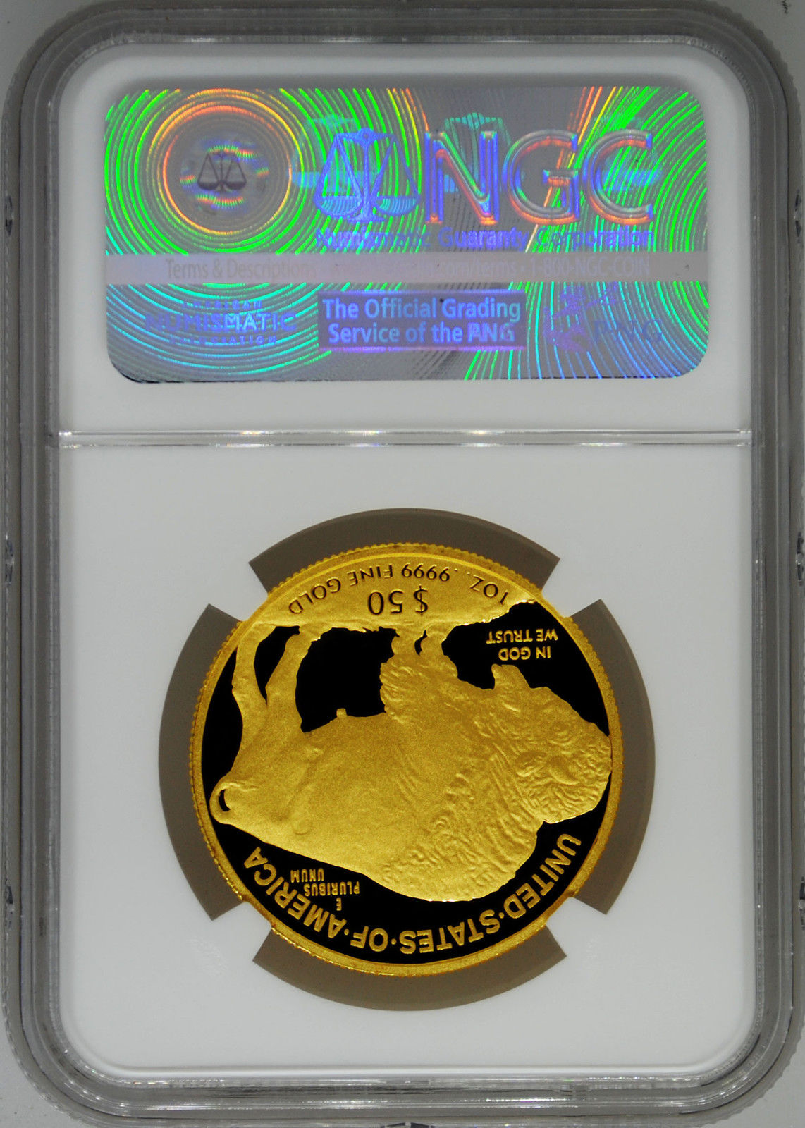 2011-W NGC PF70 Proof Gold Buffalo $50