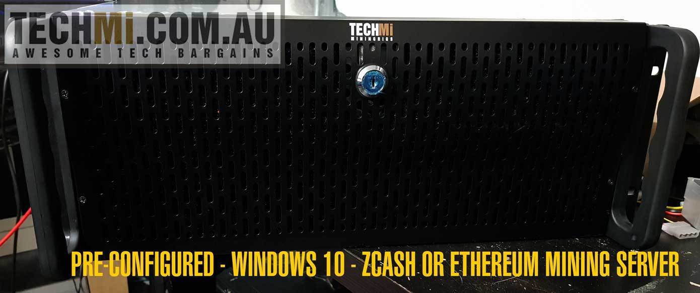 4U Server Zcash GPU Mining Rig Bitcoin Miner Frame Rig Crypto Miner ETH gtx 1060