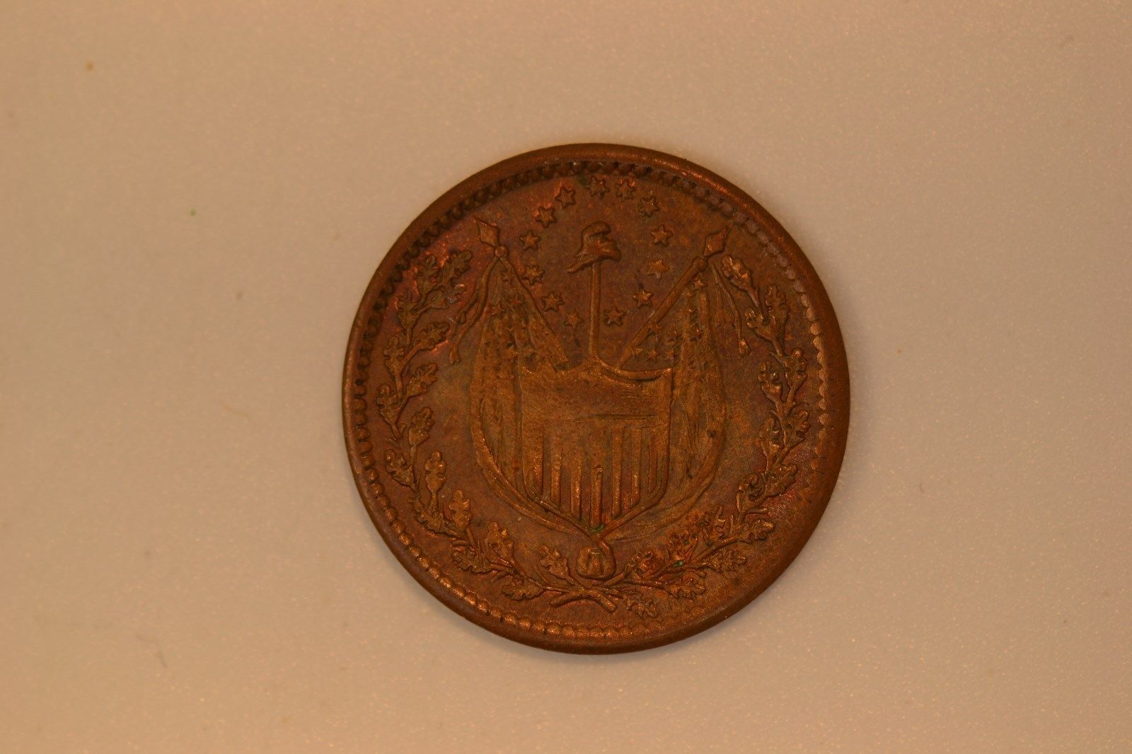 1863 Civil War Token- George Washington- Nice BU.