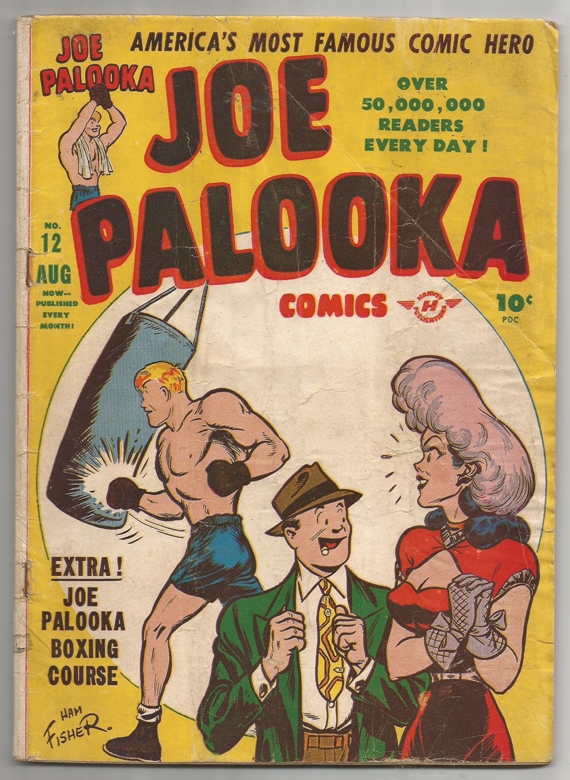 Joe Palooka Comics #12 Golden Age (1947) Comic Book FN-/FN