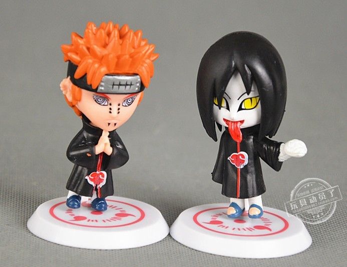 Set 11 Anime Naruto Shippuden Akatsuki Toy Figure Doll New Without Box