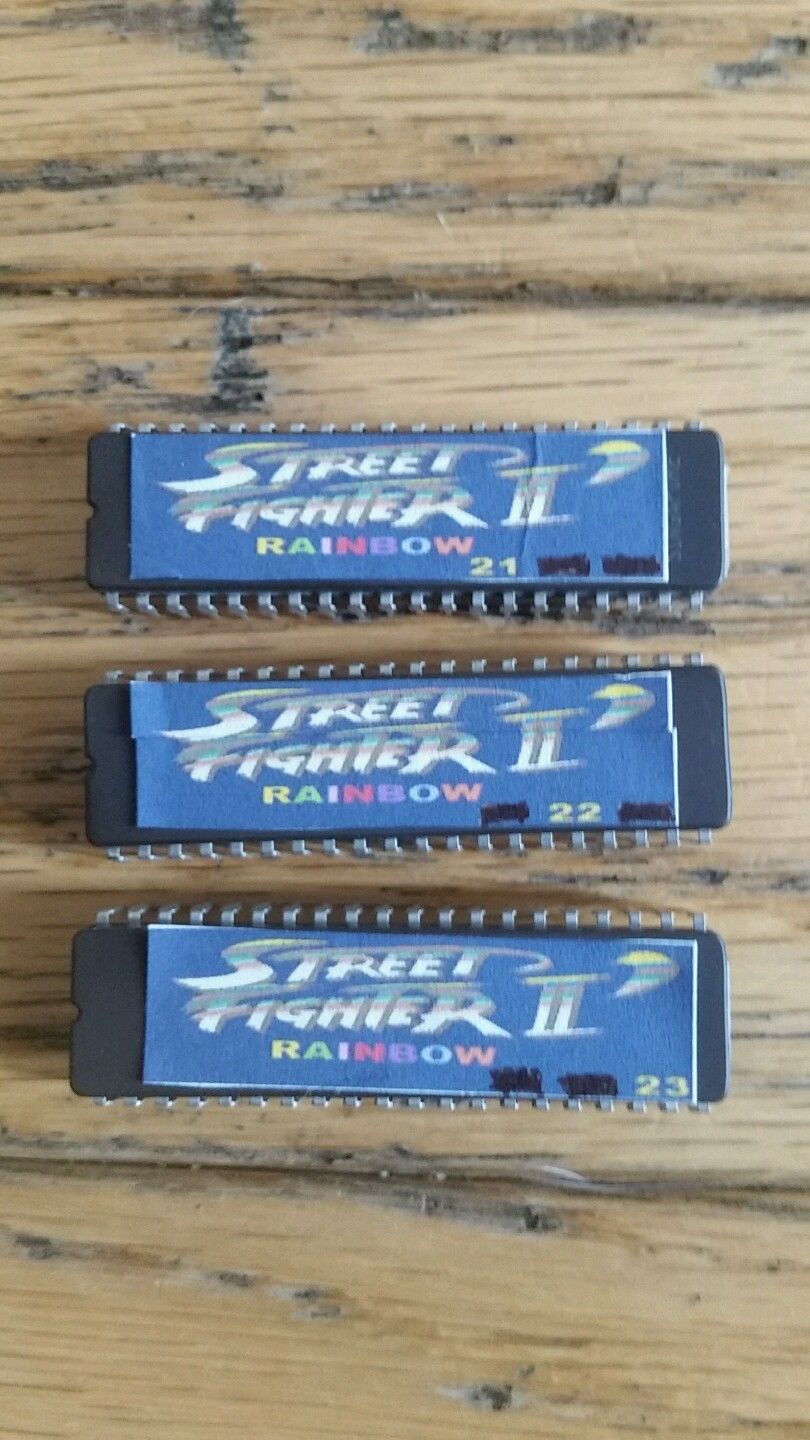 Street Fighter 2 Rainbow edition arcade  Pcb jamma rom chips