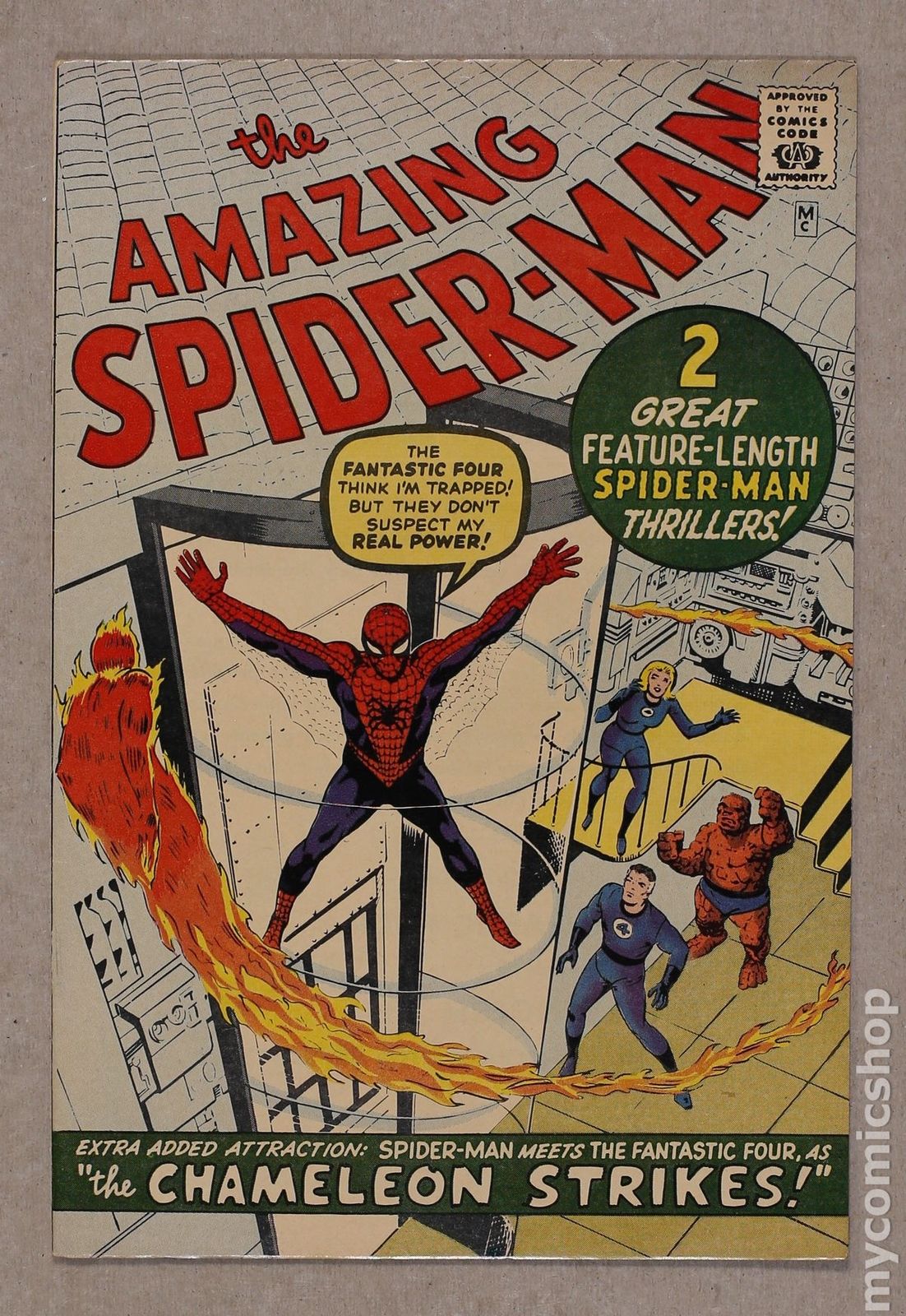 Amazing Spider-Man (1963 1st Series) Golden Record Reprint #1COMIC VF+ 8.5