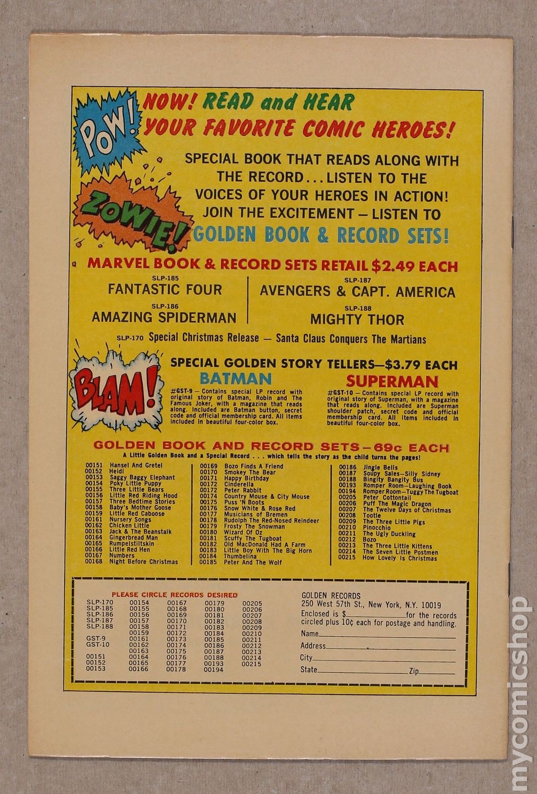 Amazing Spider-Man (1963 1st Series) Golden Record Reprint #1COMIC VF+ 8.5