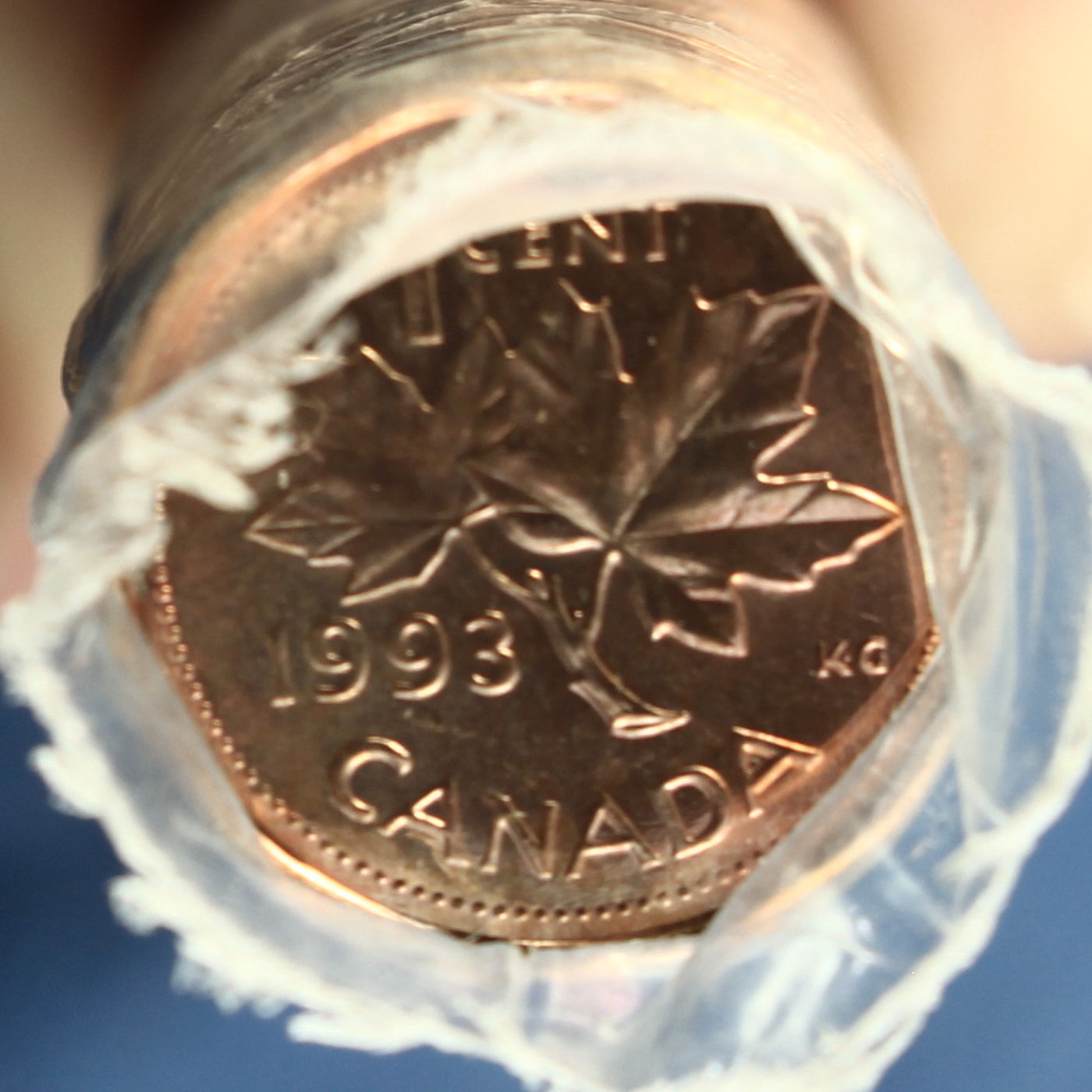 Canada 1993 Original Mint Roll of Pennies   1