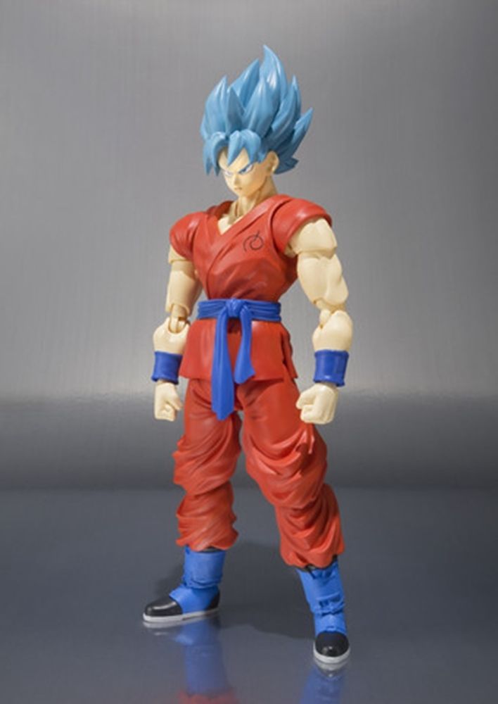 S.H. Figuarts SSGSS "Super Saiyan God Goku Dragonball Z DBZ Bandai Action Figure