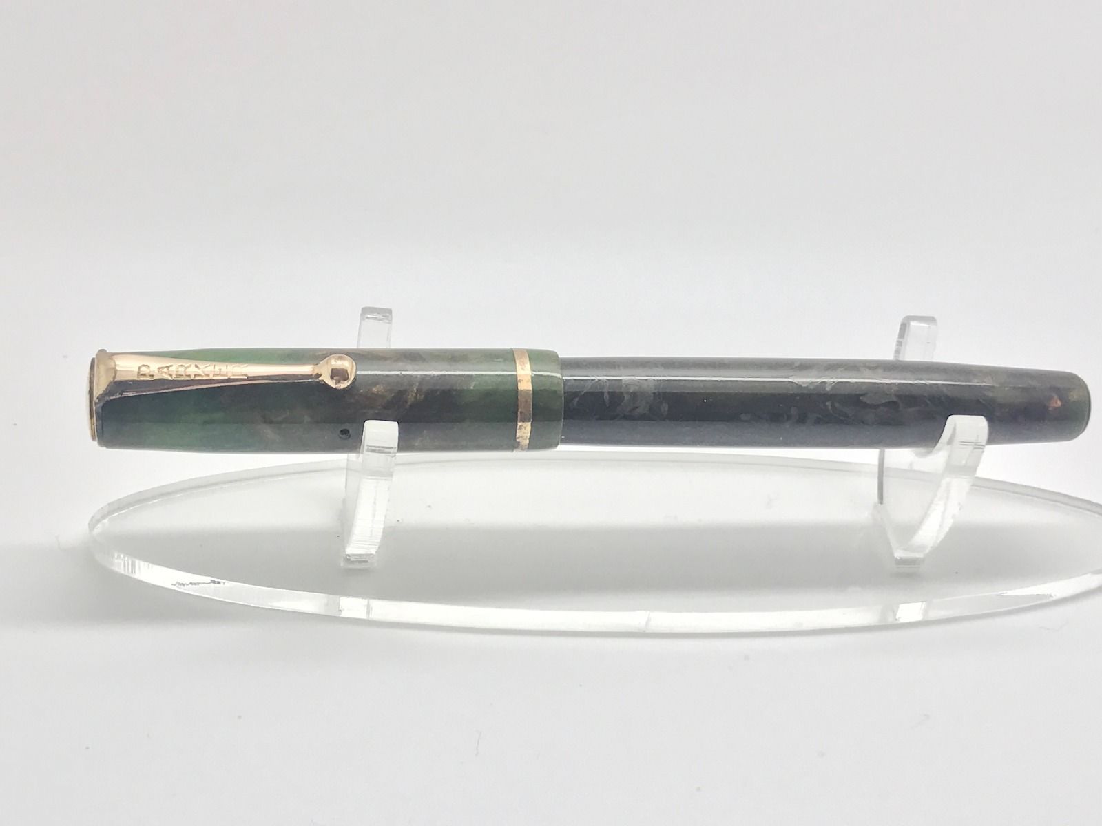 Vintage Early Parker , Fountain pen, Jade, 14k Nib, serviced,c1926, Rare!