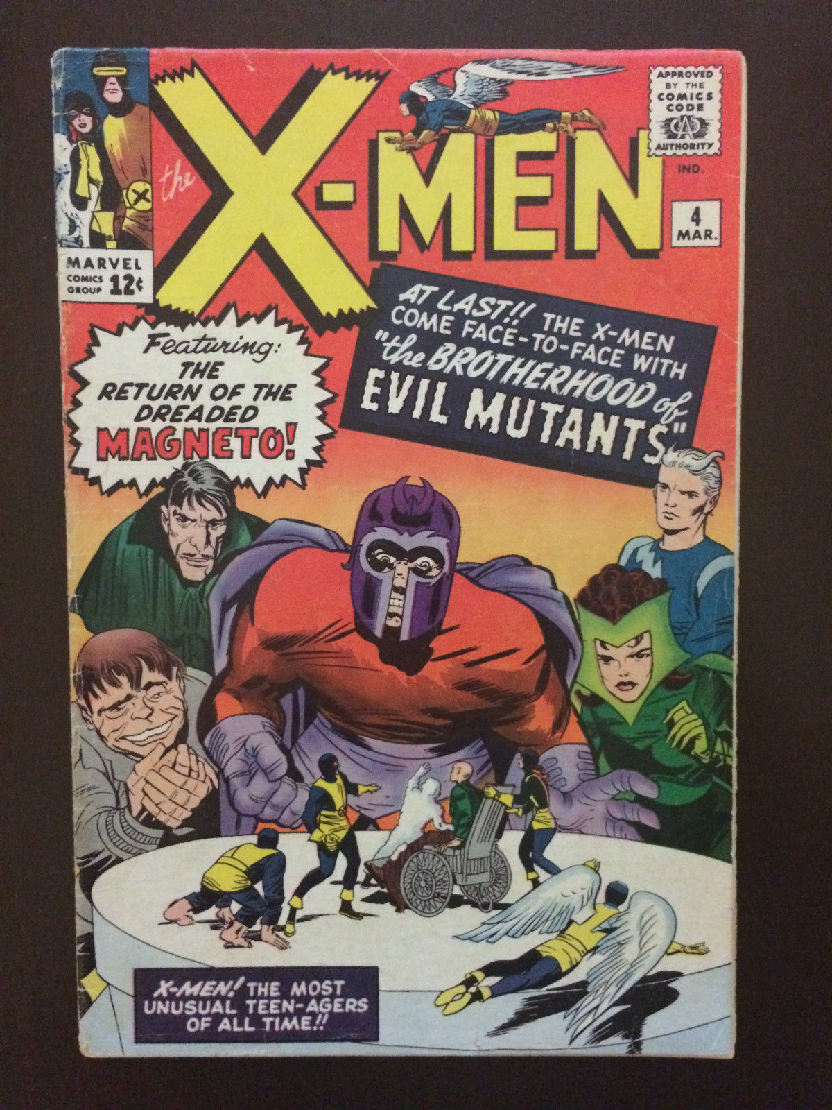 Uncanny X-Men #4 1964 Original First Printing Marvel Comic Book