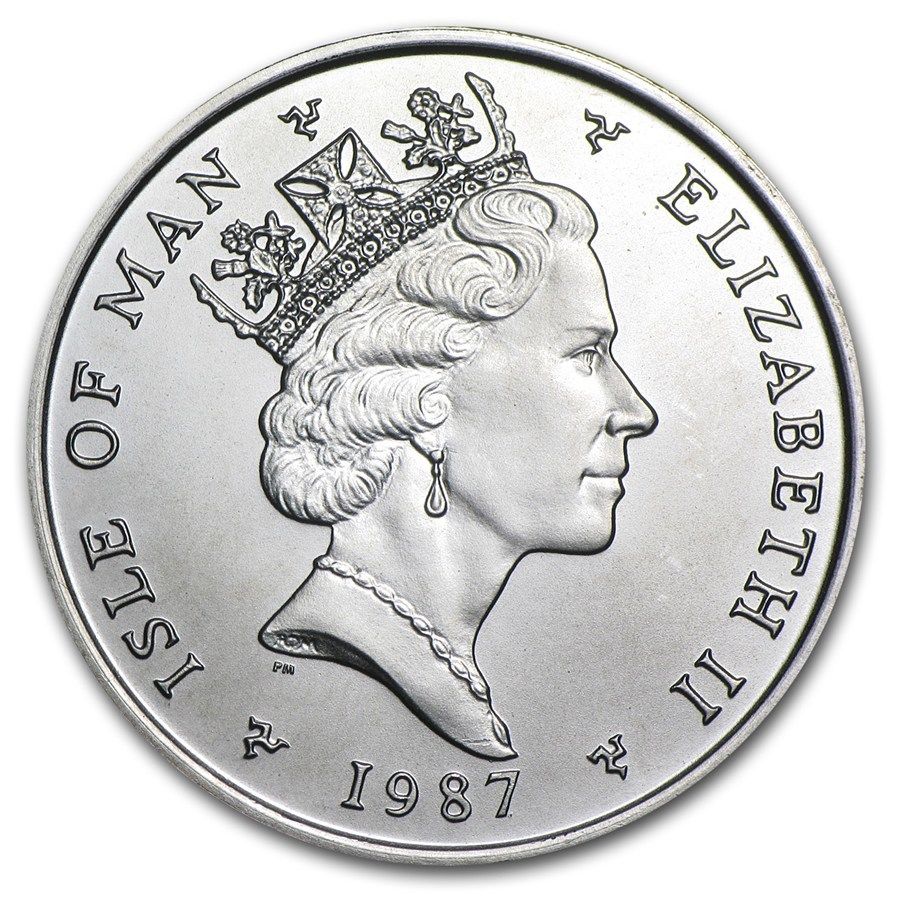 Isle of Man 1 oz Platinum Noble Coin - Random Year