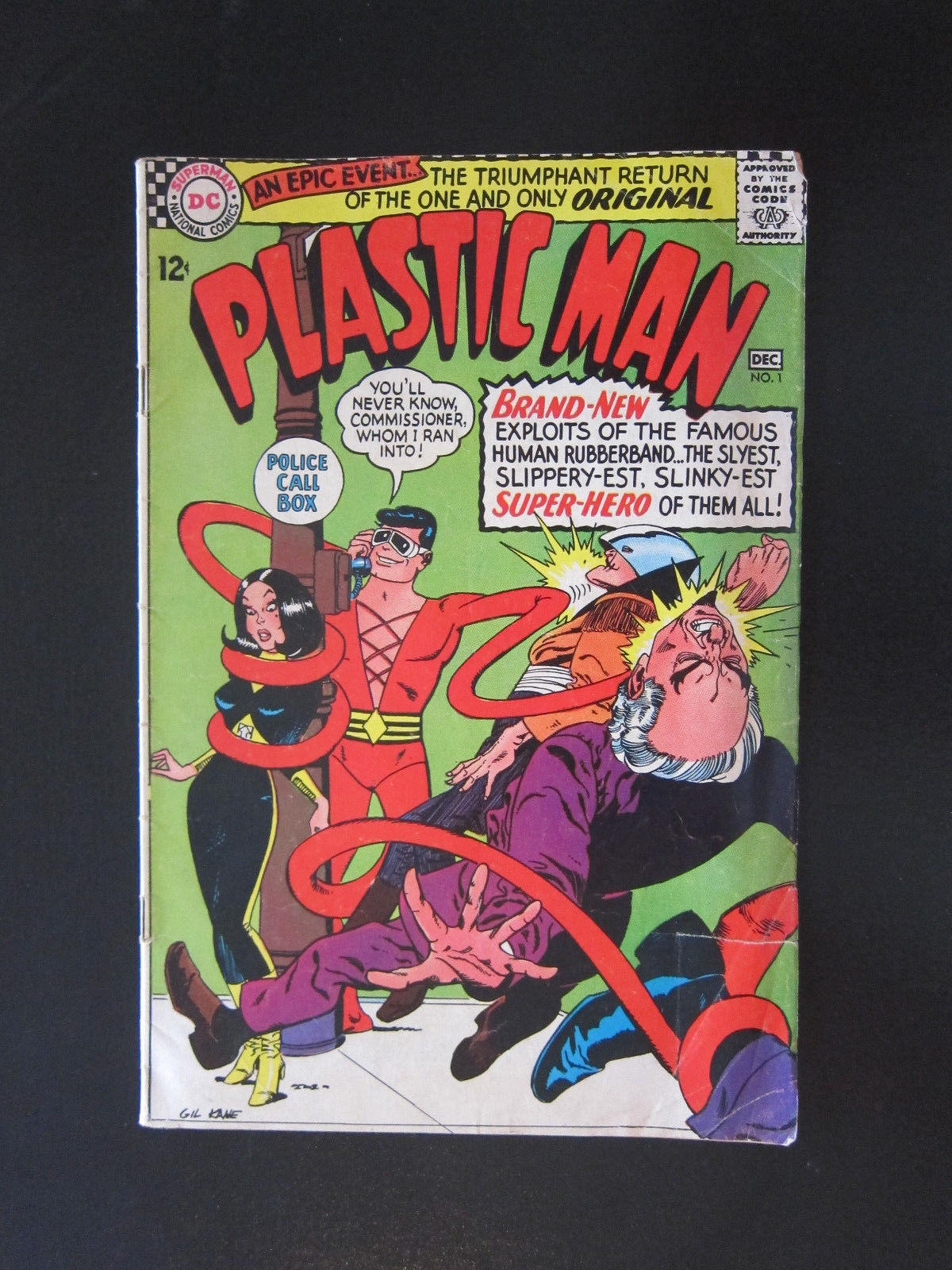 Plastic Man #1 (Nov-Dec 1966, DC)