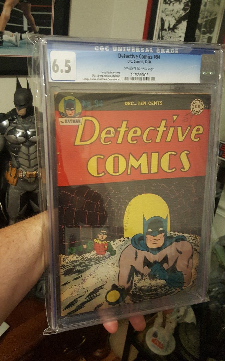 Detective Comics #94 Dec 1944 DC Batman Comic CGC 6.5 RARE