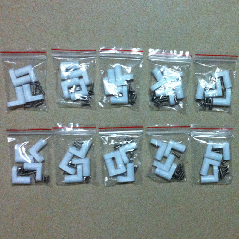 40 pcs/lot L Type PCB  Mounting Feet with Screw for arcade JAMMA MAME Game Board