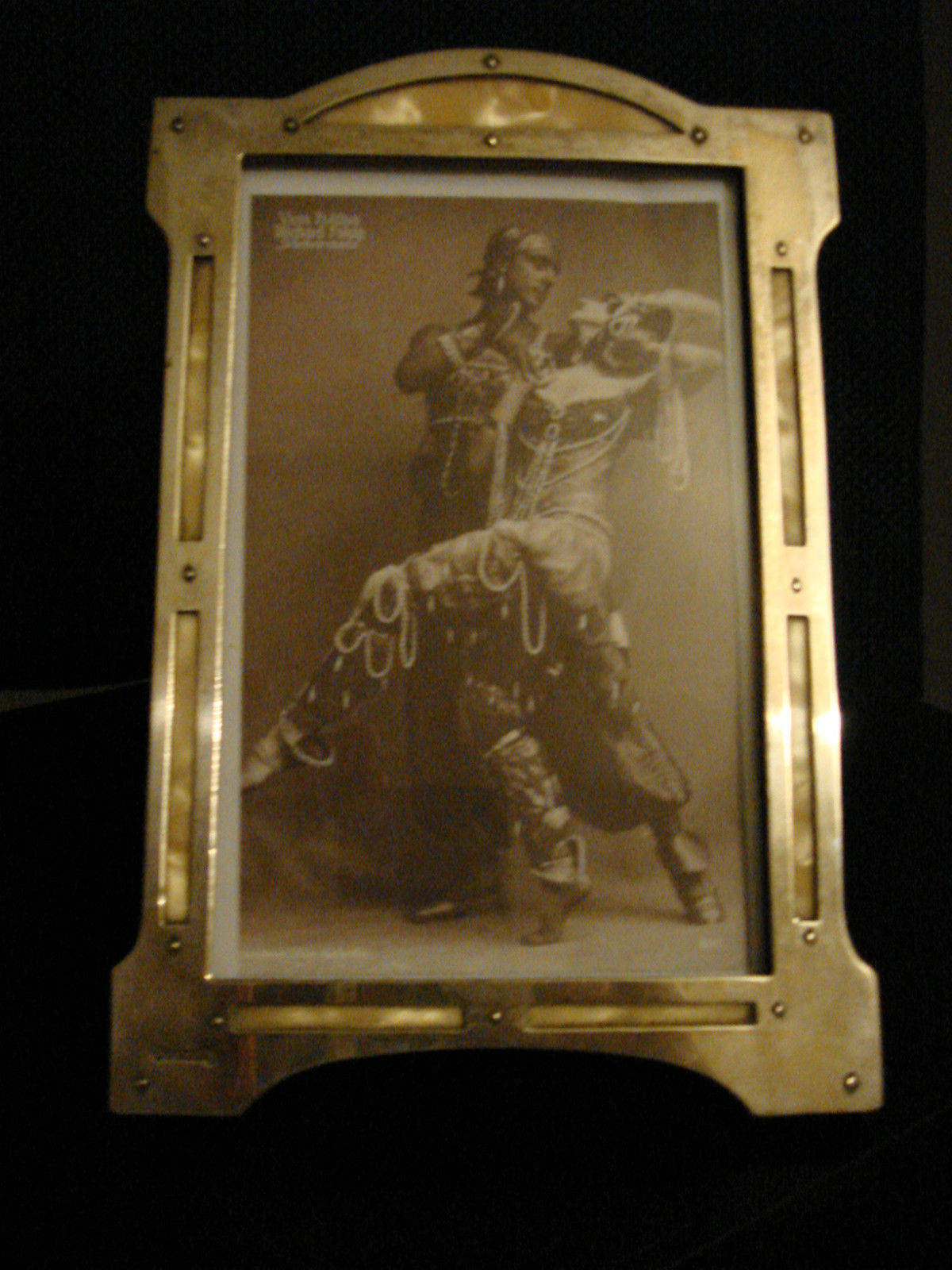 GORGEOUS , RARE,  ART DECO SILVERPLATE AND MOTHER OF PEARL PHOTO FRAME