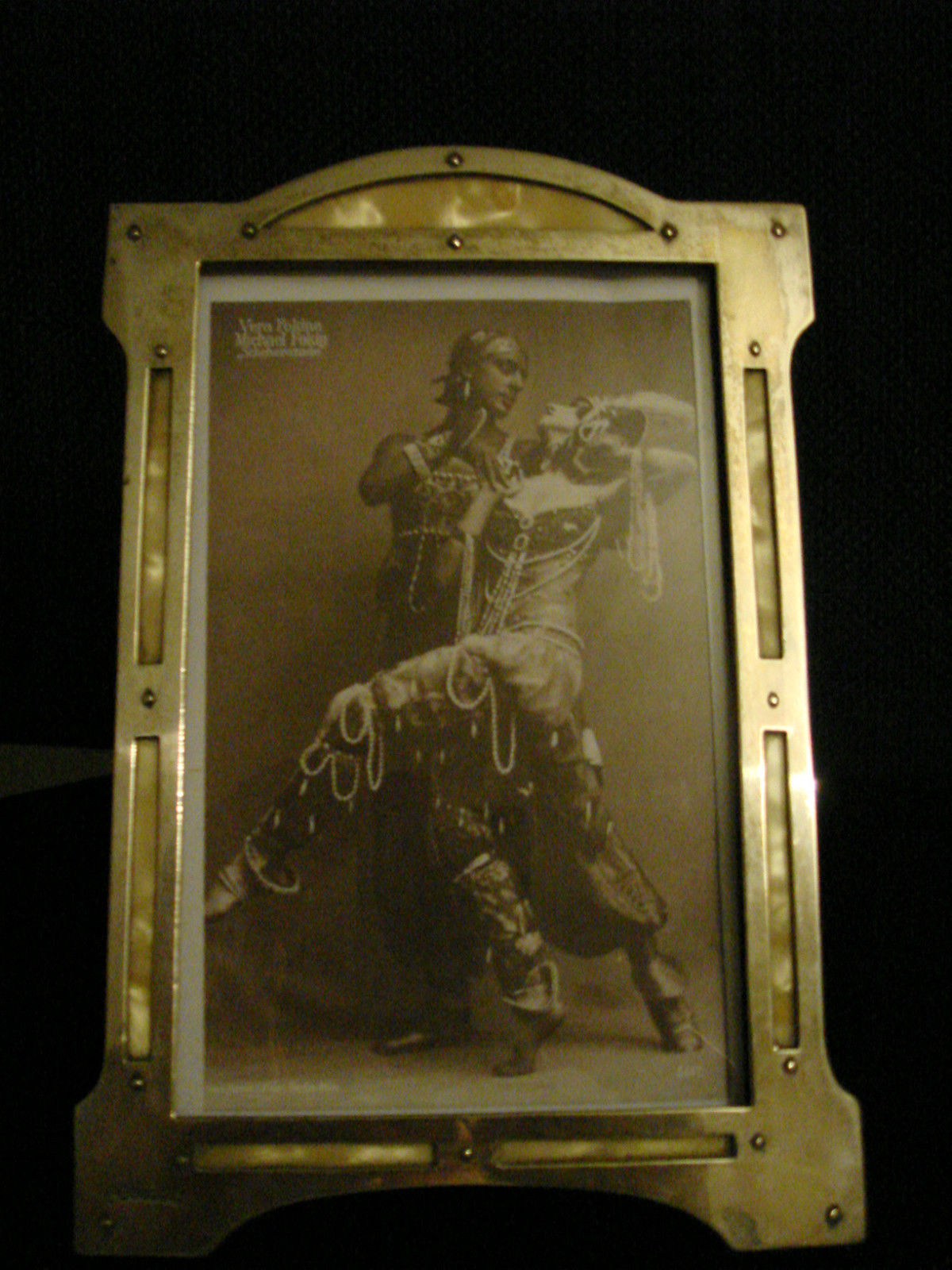 GORGEOUS , RARE,  ART DECO SILVERPLATE AND MOTHER OF PEARL PHOTO FRAME