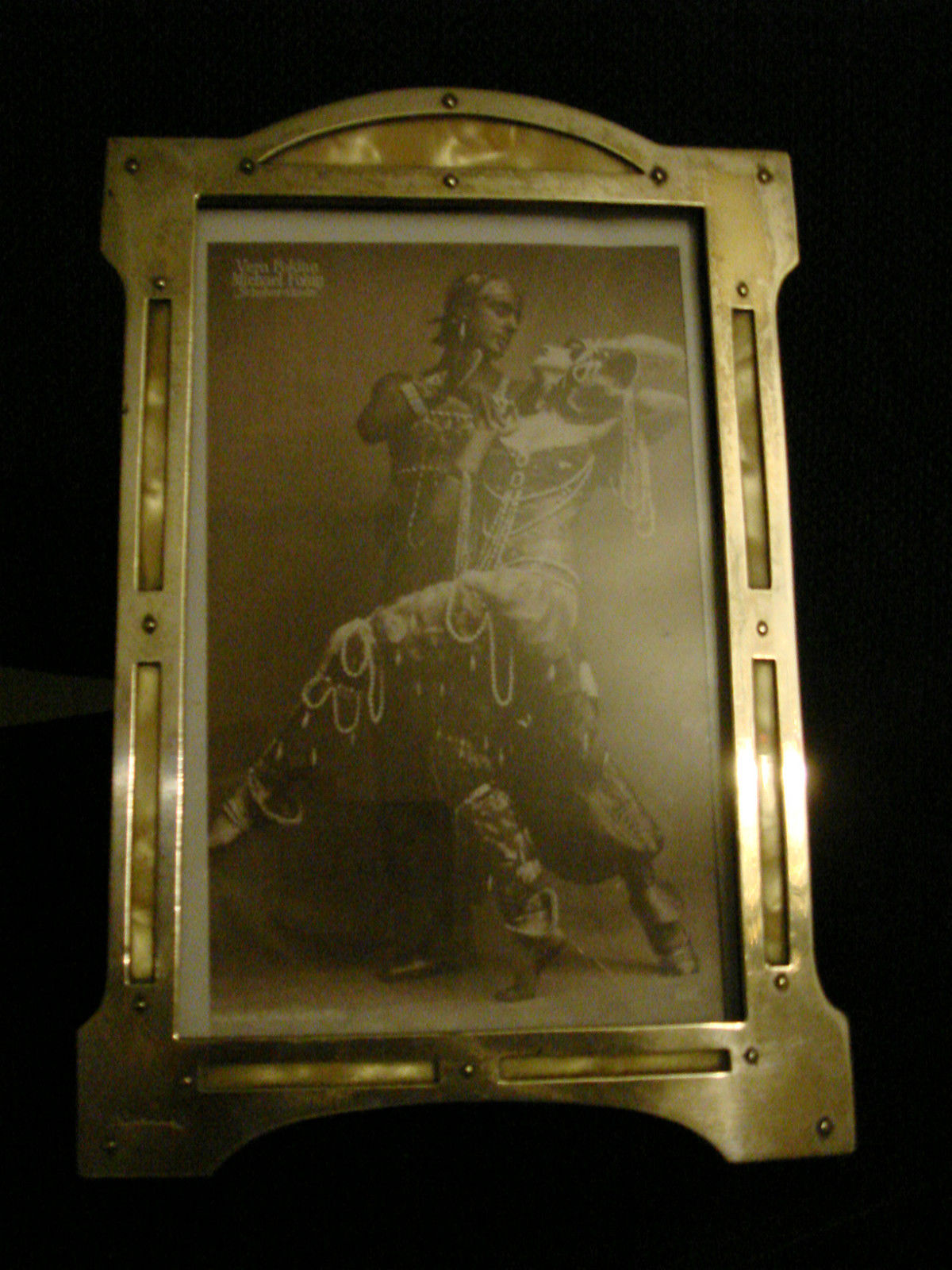 GORGEOUS , RARE,  ART DECO SILVERPLATE AND MOTHER OF PEARL PHOTO FRAME