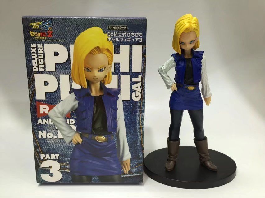 Anime DragonBall Z Kai Android No.18 Pichi Pichi GAL DX PVC Figure New In Box