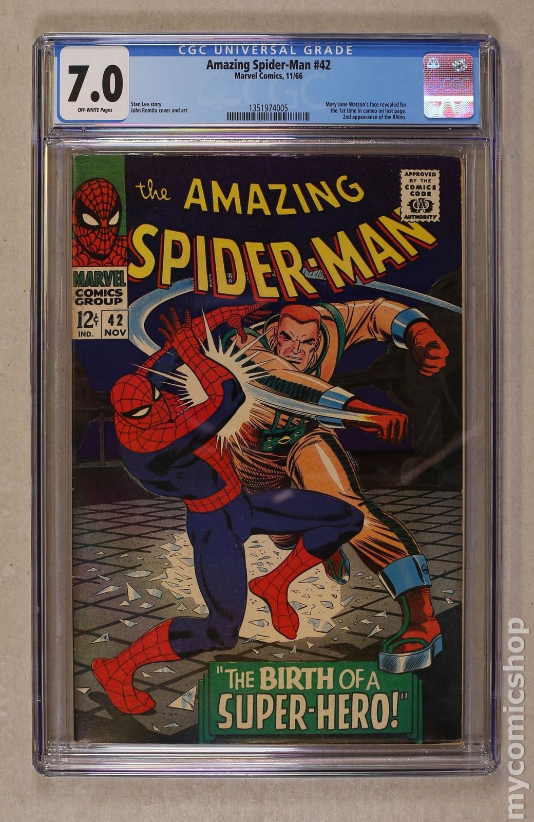 Amazing Spider-Man (1963 1st Series) #42 CGC 7.0 1351974005