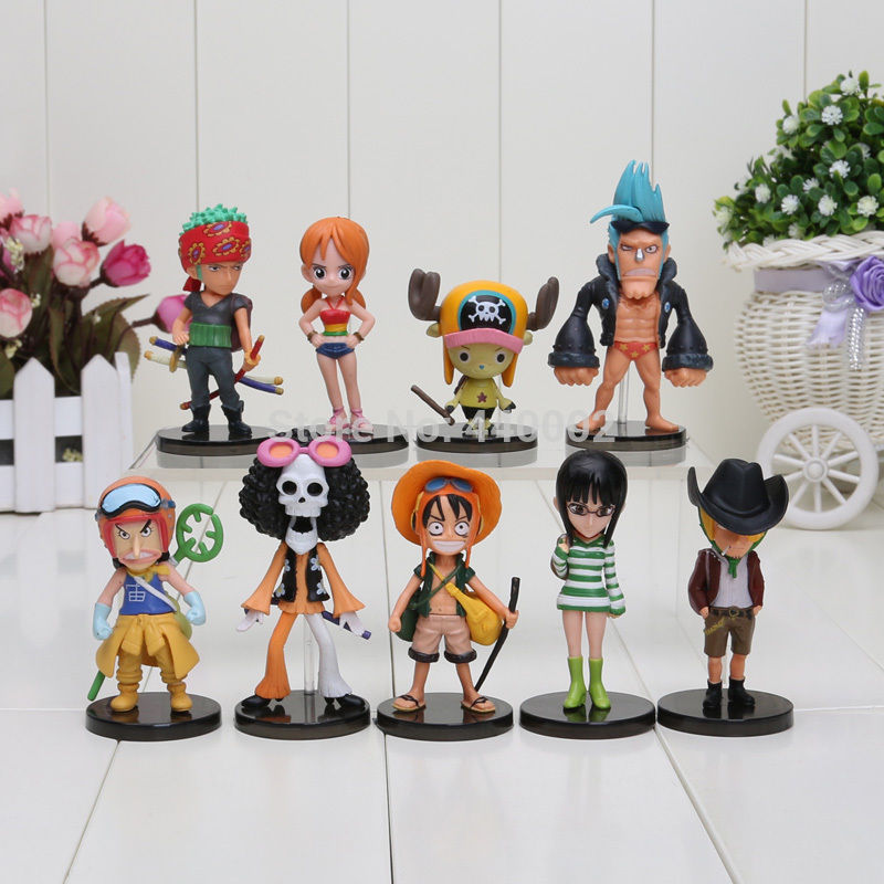 27 PCS / SET Japan Anime One Piece Movie Familys PVC Action Figure Toys