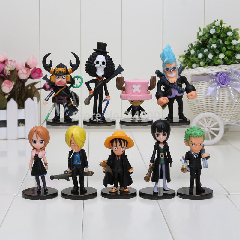 27 PCS / SET Japan Anime One Piece Movie Familys PVC Action Figure Toys