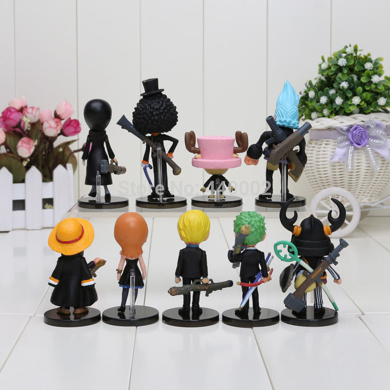 27 PCS / SET Japan Anime One Piece Movie Familys PVC Action Figure Toys