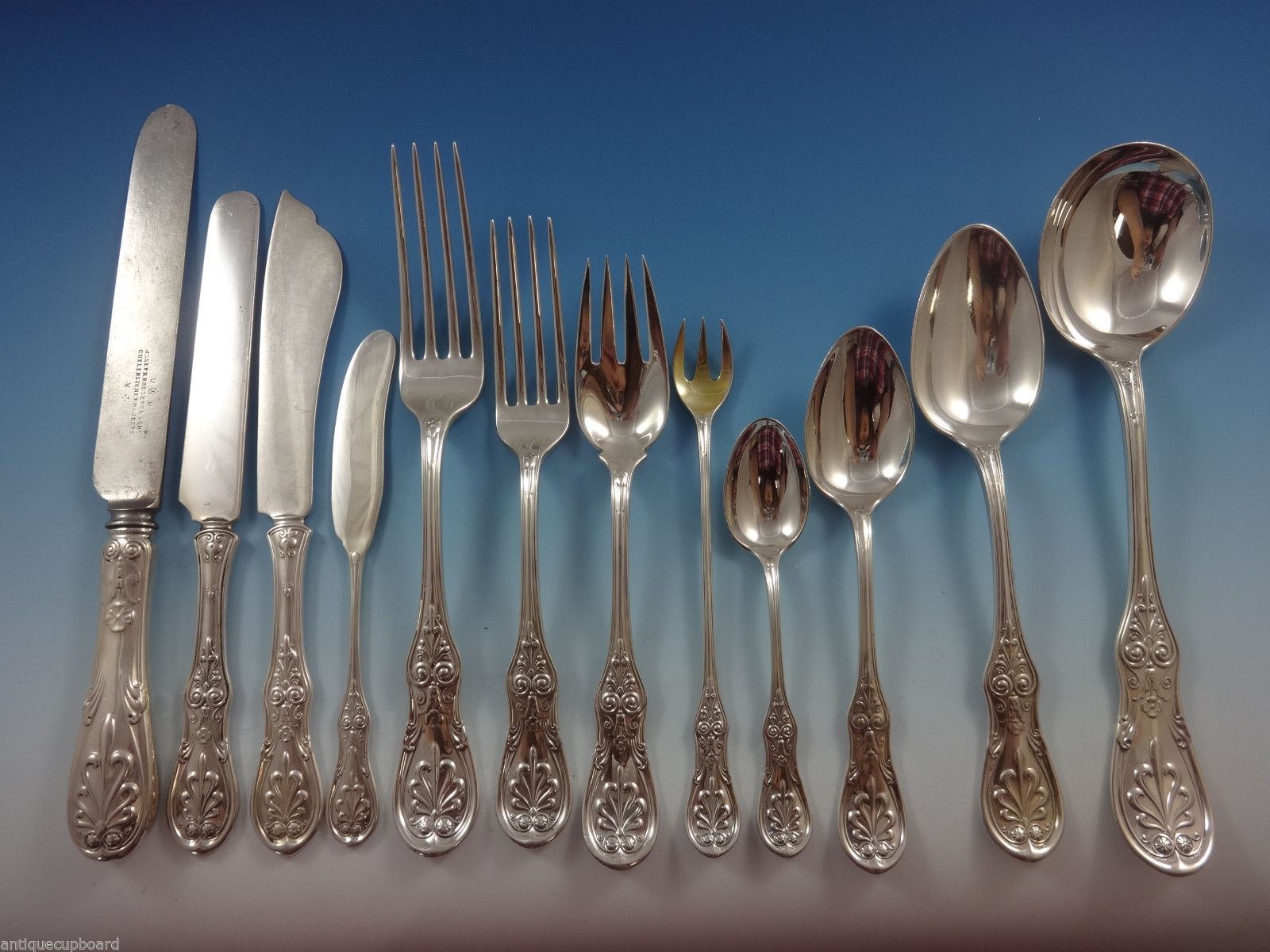 Saratoga by Tiffany & Co. Sterling Silver Flatware Set For 12 Service 139 Pieces