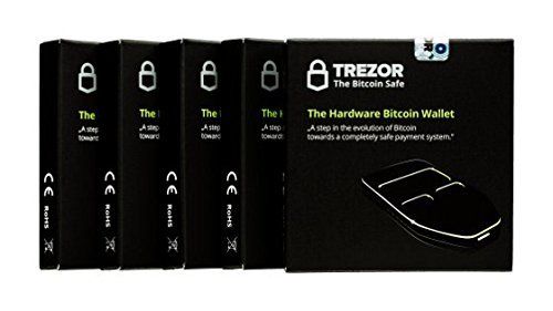 Trezor Hardware Black Wallet Vault Safe Digital Virtual Currency Bitcoin ETH LTC