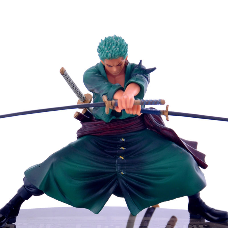 Anime One Piece Roronoa Zoro Dolls Action Figure PVC Figurine Toys Decoration