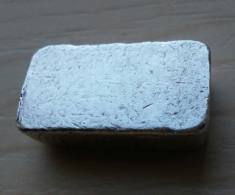 Rough poured Silver Bar - Amazing Character - 2 Troy Oz .999 Fine Awesome Toning