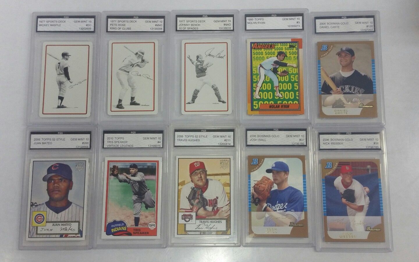 HUGE LOT OF 107 GRADED Baseball Cards Rookies Autos Bonds McGuire PSA & MORE