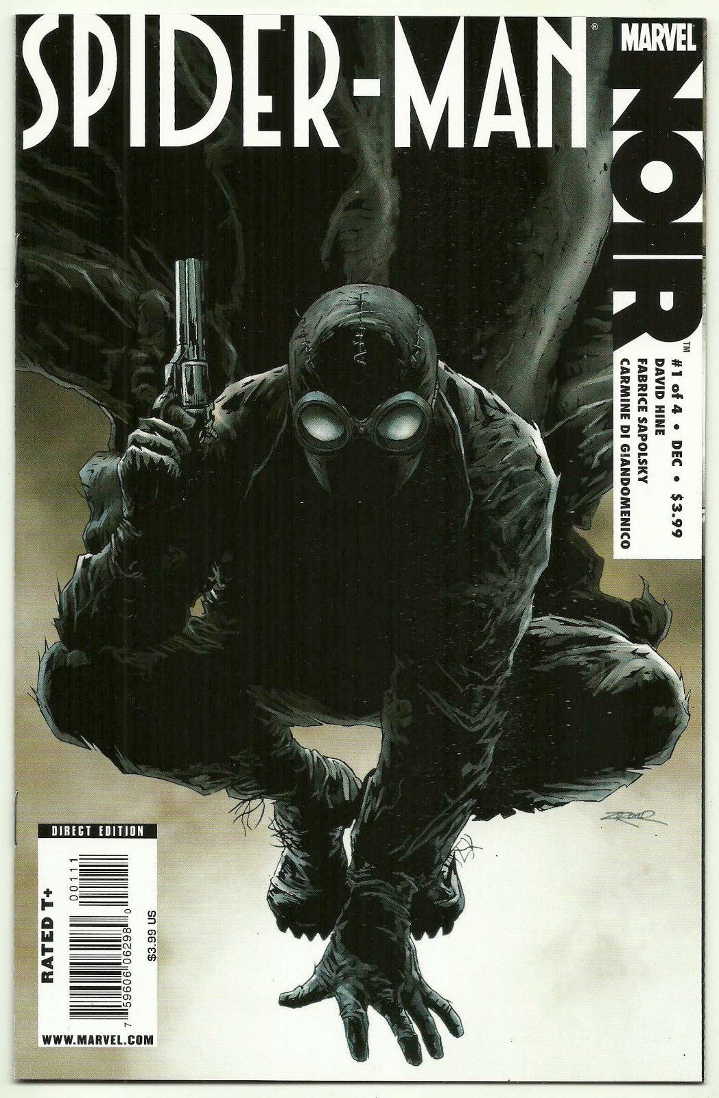 Spider-Man Noir #1 NM+ 2009 Marvel Comics Cover A Zircher 1st print David Hine