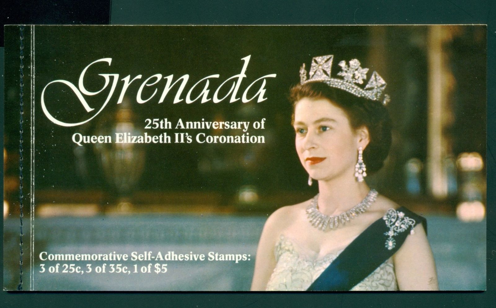 Grenada Scott #877 25th Ann Reign of QEII Queen Elizabeth II BOOKLET $$