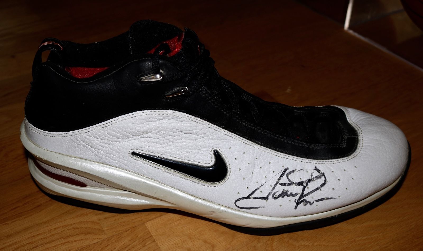 *RARE* SCOTTIE PIPPEN SIGNED & GAME USED *CHICAGO BULLS* CUSTOM NIKE SHOE W/Coa