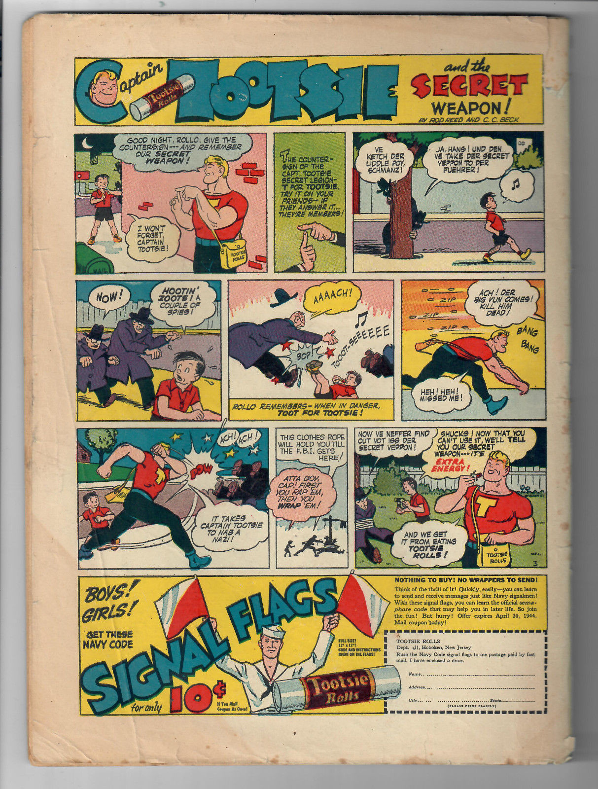 ACTION COMICS #69 - Grade 2.0 - Golden Age Superman!